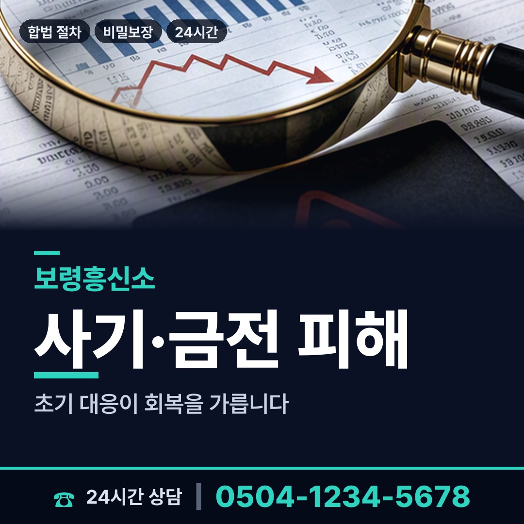 보령 미산면 탐정사무실 상담 안내